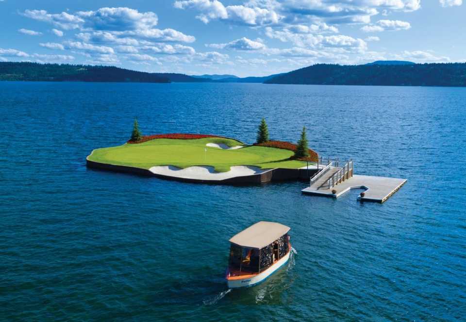 Photo of resort golf course.