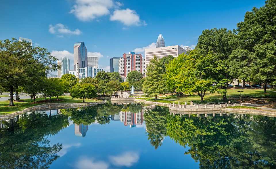 Photo of the Charlotte Skyline.